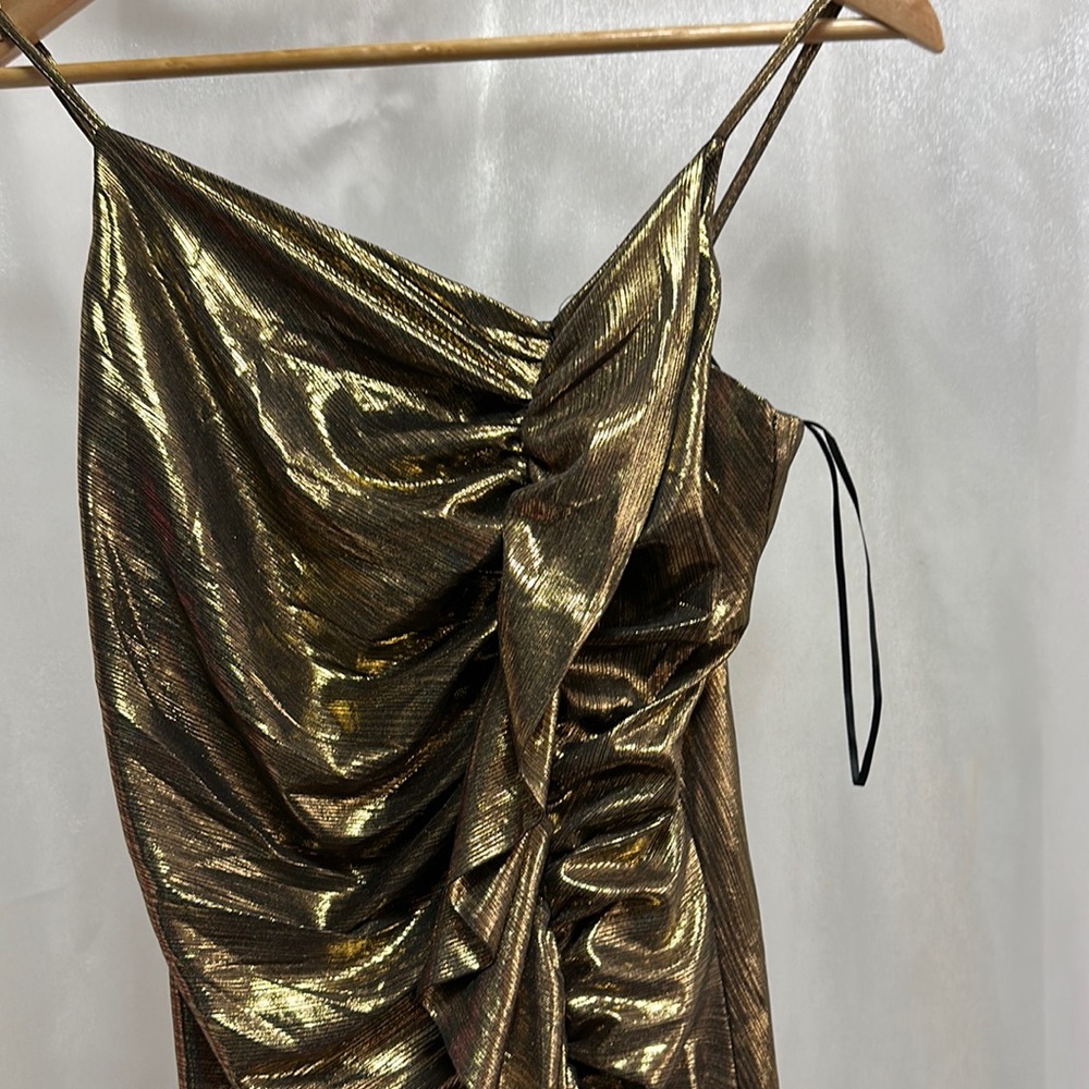 Gold Dress w/o tags Never worn